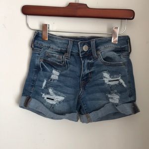 Aeropostale ripped jeans shorts Size 00 never worn